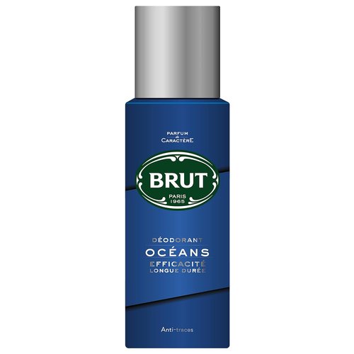 Brut Oceans Deodorant Body Spray for Men - Refreshing 6.7 oz Spray for All-Day Freshness