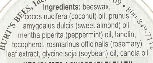 Burt's Bees Beeswax Lip Balm Tin - Natural Moisturizing Formula | 0.3 Oz Hydrating Balm