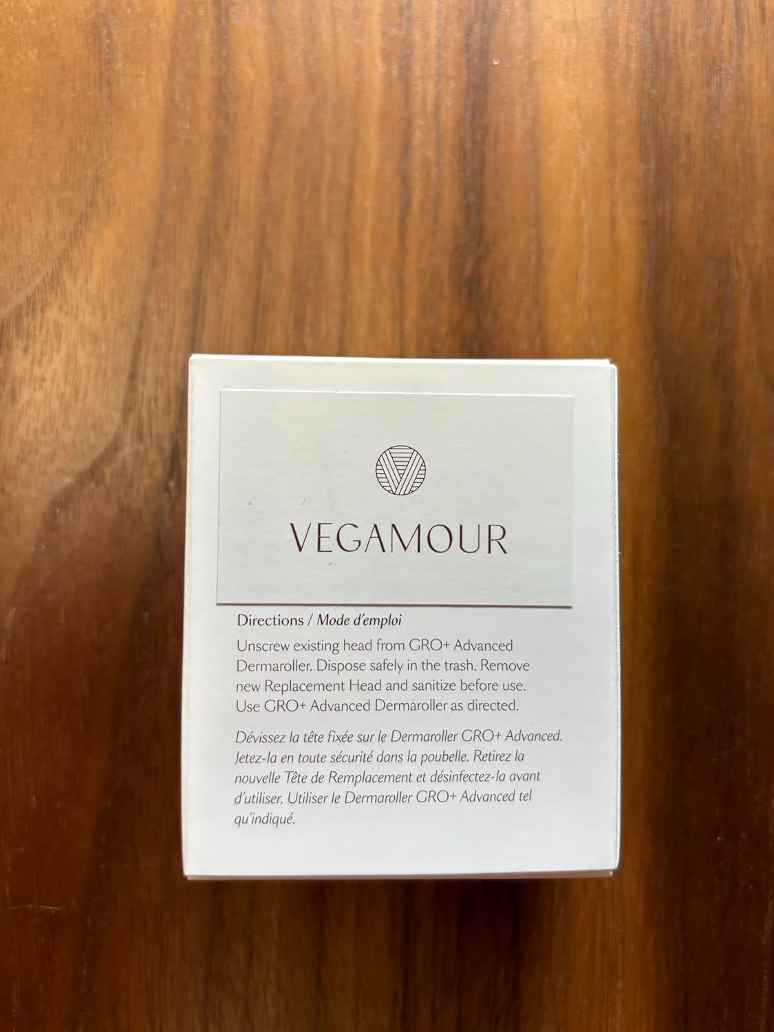 VEGAMOUR GRO+ Advanced Dermaroller Replacement Head - 1,200 Microneedles 0.25mm for Scalp Exfoliation