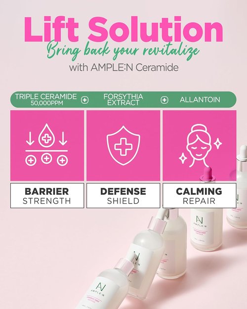 AMPLE:N Ceramide Shot Ampoule - Hydrating Anti-Aging Serum for Deep Moisturization - 3.38 fl. oz.
