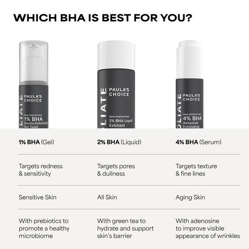 Paulas Choice--SKIN PERFECTING 2% BHA Liquid Salicylic Acid Exfoliant--Facial Exfoliant for Blackheads, Enlarged Pores, Wrinkles & Fine Lines, 4 oz Bottle