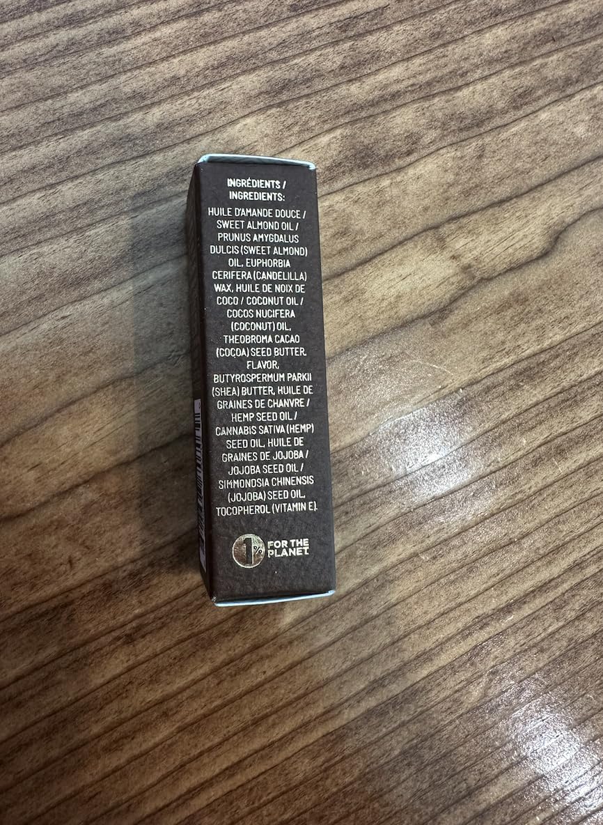 The Lip Balm, Hydrating & Moisturizing Lip Balm Made with Cocoa Seed, Jojoba Oil, and Hemp Seed Oil - Paraben Free