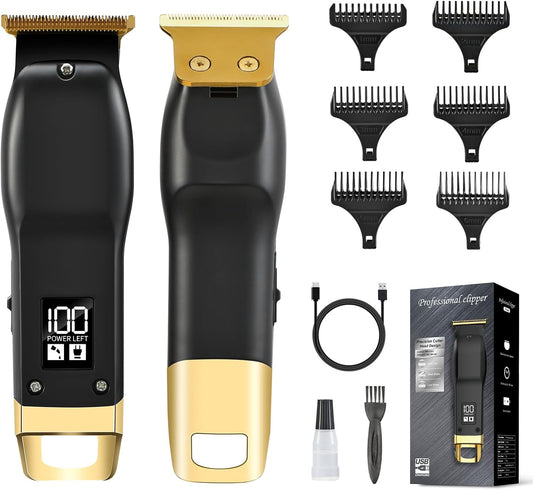 Skiennix Beard Trimmer - Rechargeable Cordless Hair Clippers & Shaver for Men | Ideal for Face, Neck & Manscaping, Black