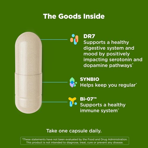 OLLY Big 10 Probiotic - Supports Healthy Gut Microbiome with 10 Billion CFUs | 30 Count Supply