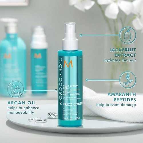 Moroccanoil Frizz Shield Styling Spray - Ultimate Frizz Control for Smooth, Sleek Hair