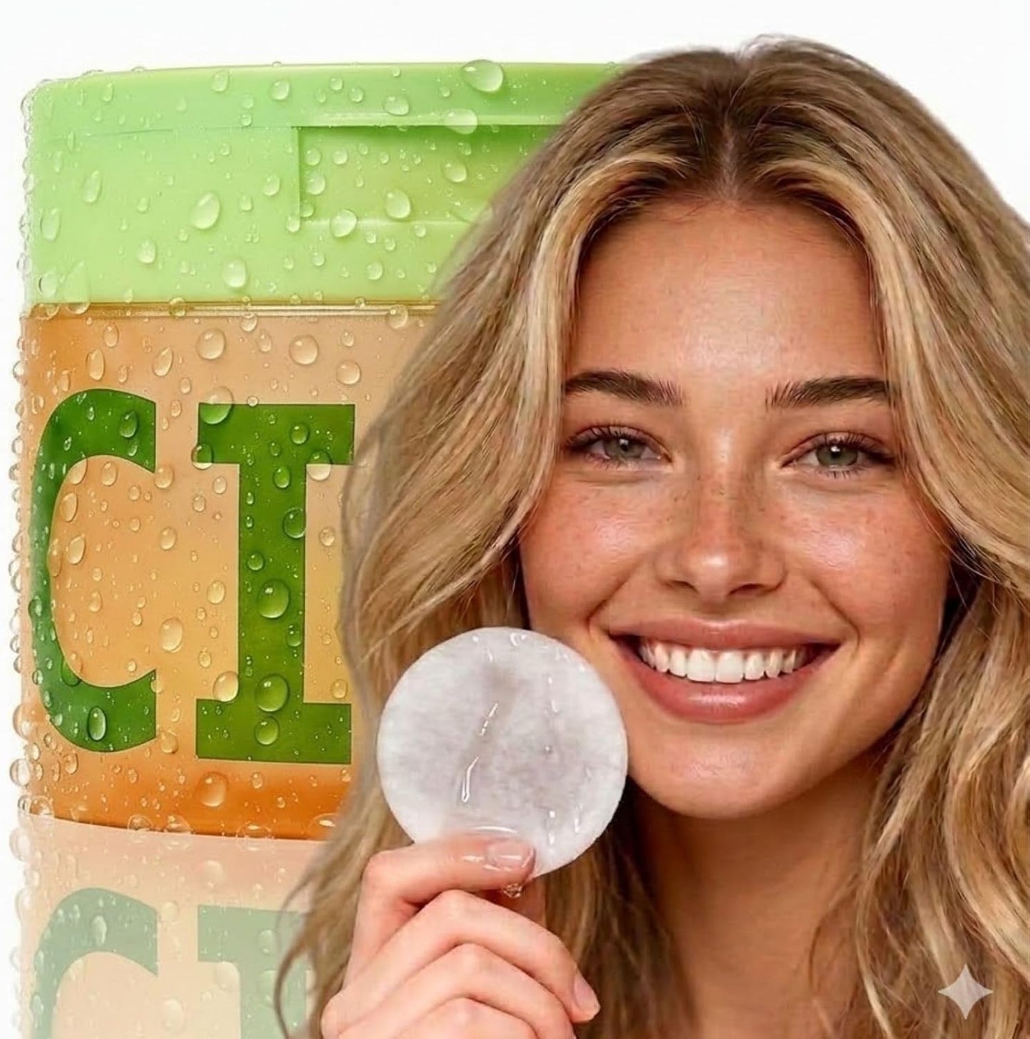 Skiennix Hydrating Toner Pads - Snail Mucin & Niacinamide for Sensitive Skin | 100 Hypoallergenic Exfoliating Pads