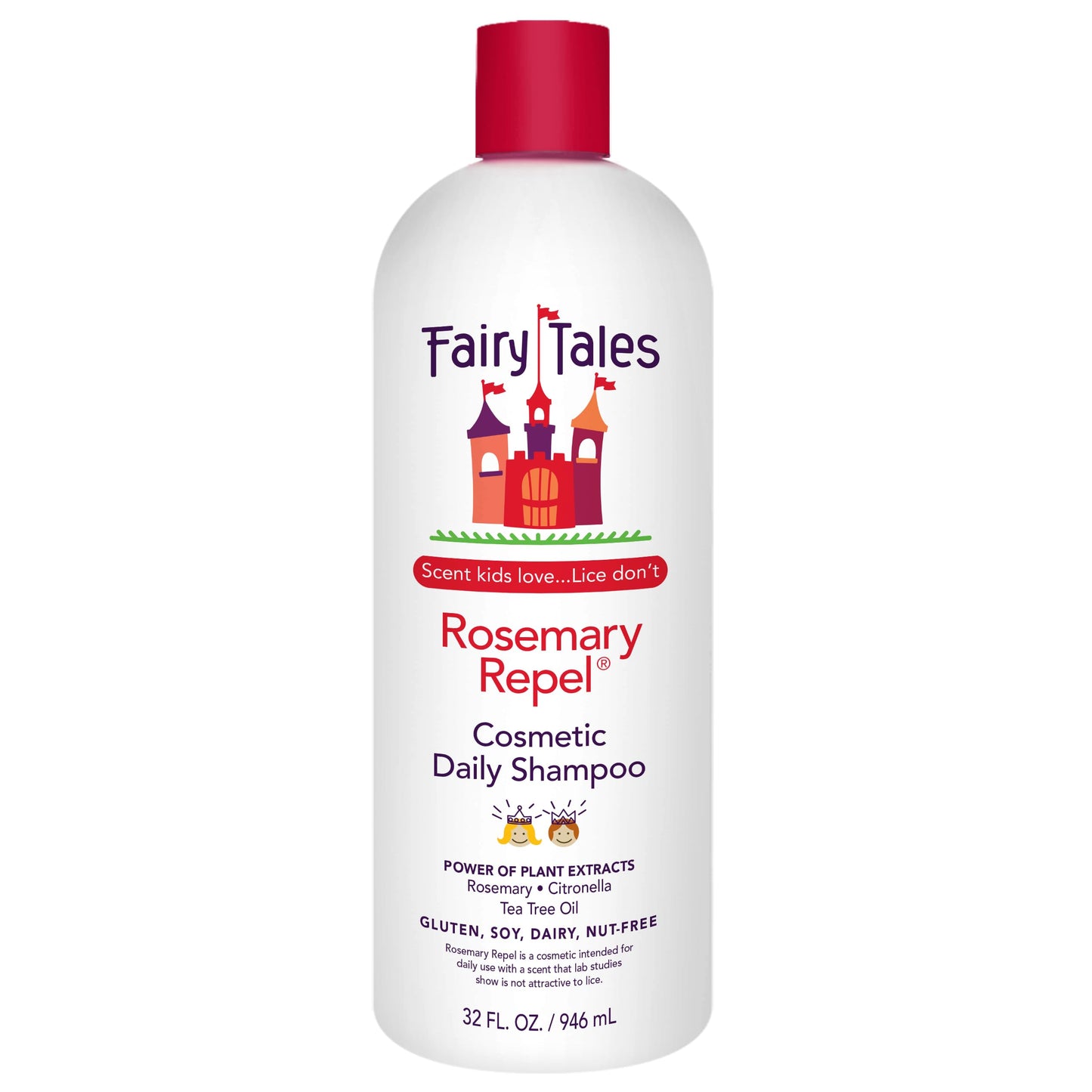 Fairy Tales Rosemary Repel Daily Kids Shampoo– Kids Like the Smell, Lice Do Not, 32 fl oz. (Pack of 1)