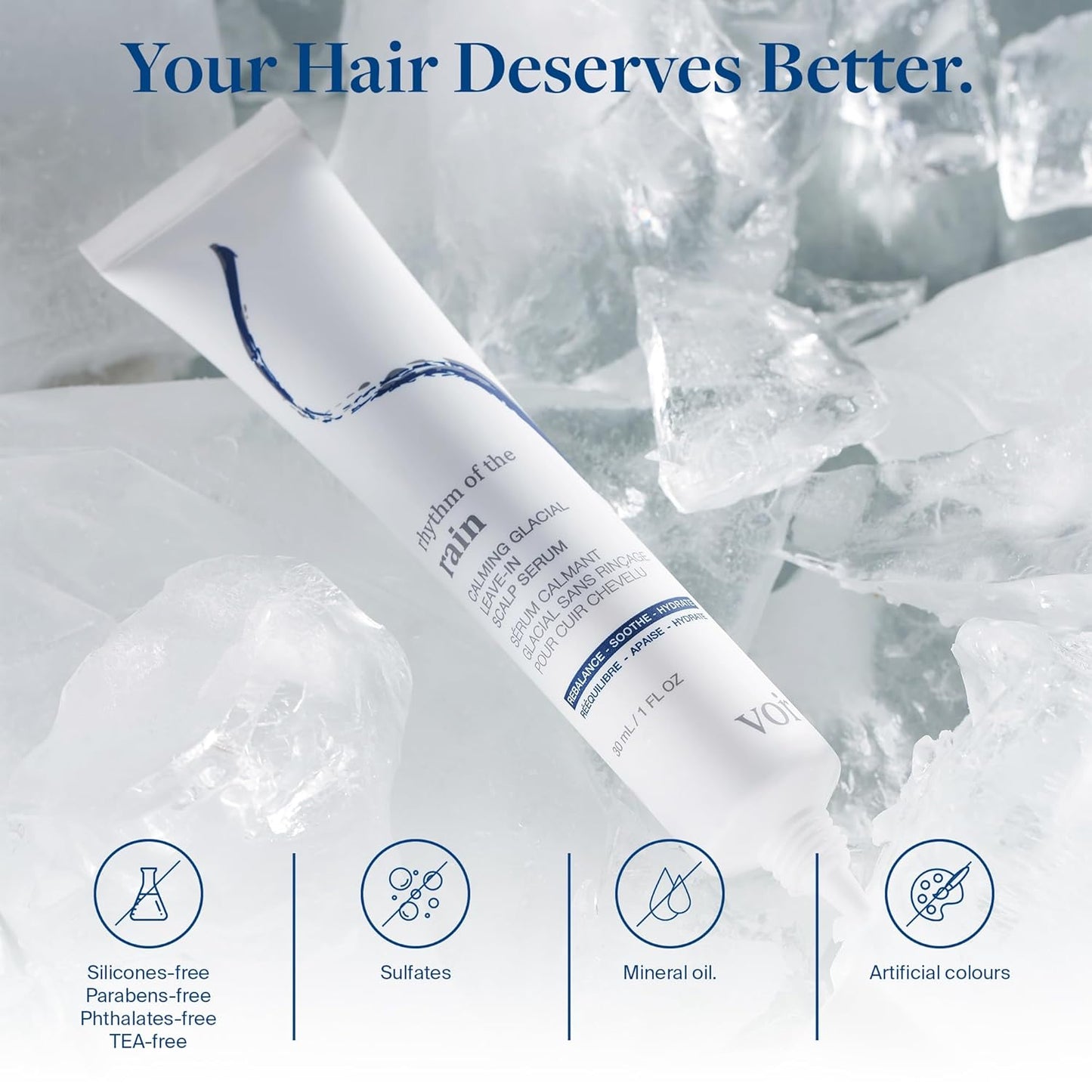 Voir Haircare Scalp Serum - Hydrate & Calm Dry, Itchy Scalp with Canadian Glacial Clay | 30ml