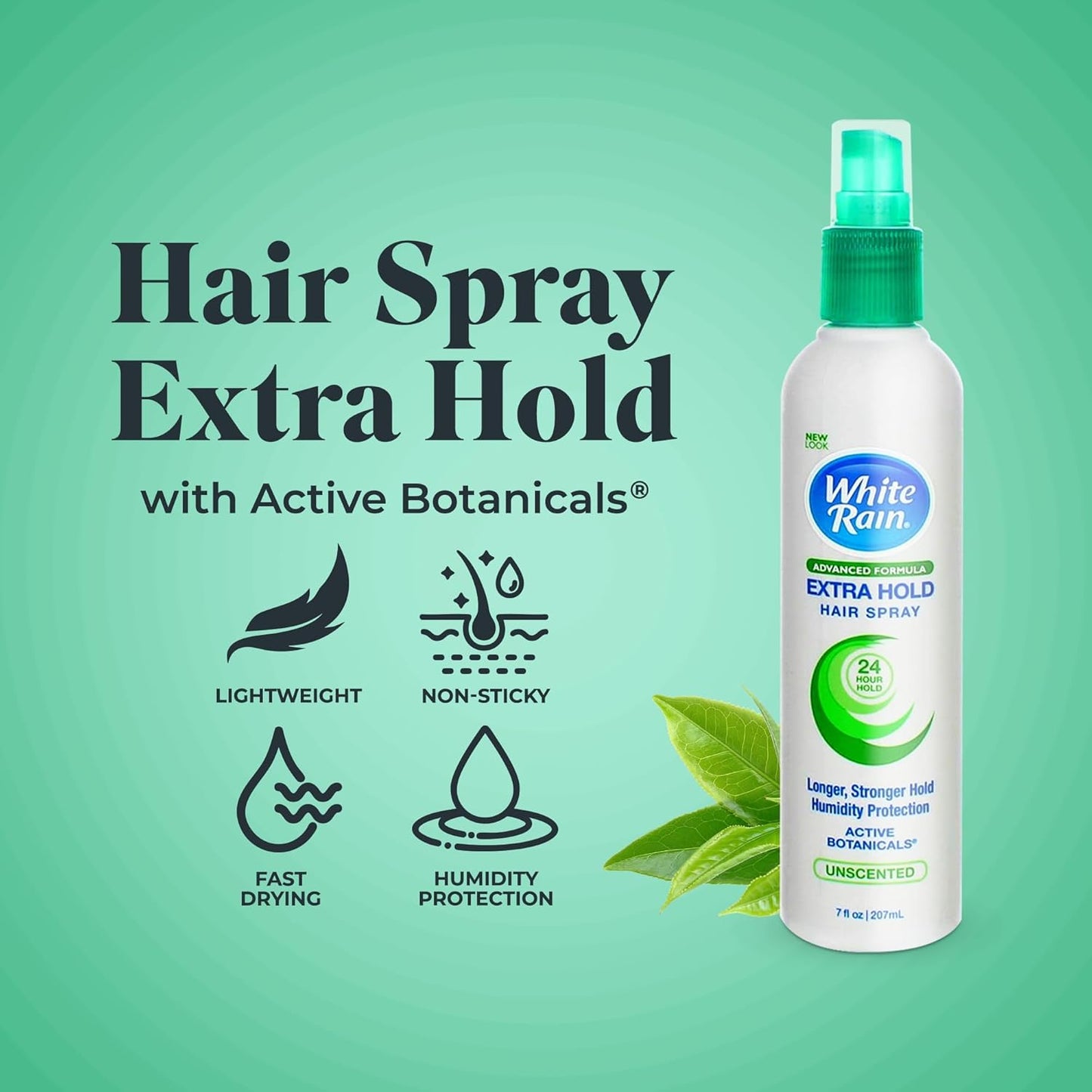 White Rain Extra Hold Hair Spray - Advanced Formula for Long-Lasting Style | 7 oz