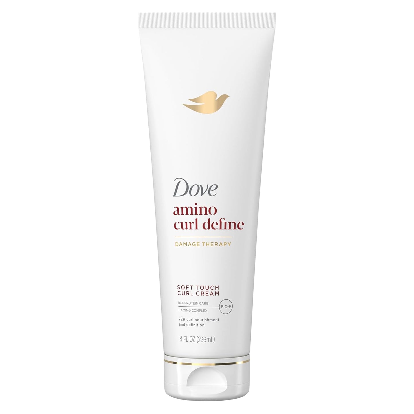 Dove Curl Cream - Amino Curl Formula for Curly & Coily Hair | Bio-Protein Care Technology, 8 Fl Oz
