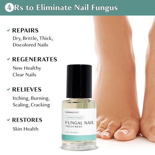 Regine Switzerland Toenail Fungus Treatment - Extra Strength Antifungal Solution for Discolored Nails - Repairs Yellow, Thick Toenails
