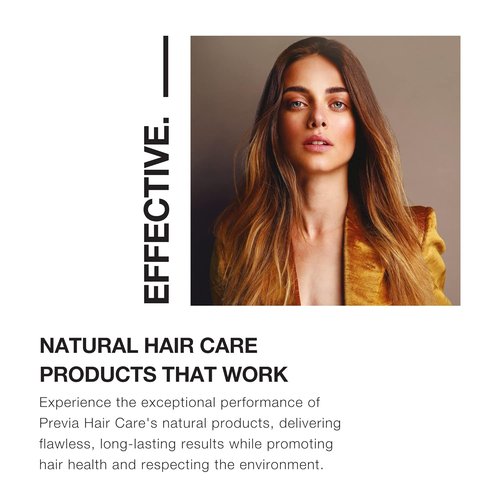 PREVIA Extra Strong Hairspray - Volumizing Hair Styling Spray with Organic Verbascum Flower | 6.7 oz for Long-Lasting Hold & Shine