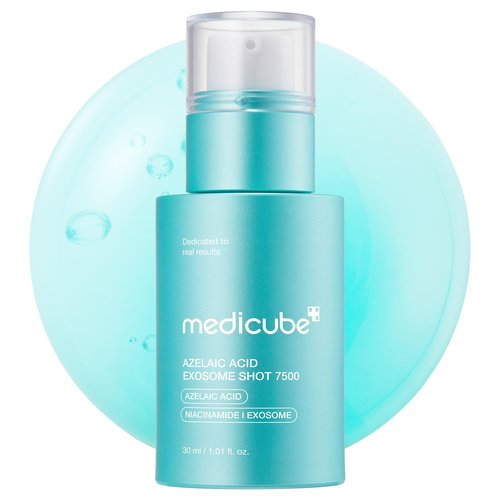 medicube Exosome Shot Azelaic Acid 7,500 PPM Spicule Facial Serum | Deep Hydration for Smooth, Even Skin | Ideal for Use After Spot Care, with Azelaic Acid, Niacinamide | Korean Skincare, 1.01 fl.oz