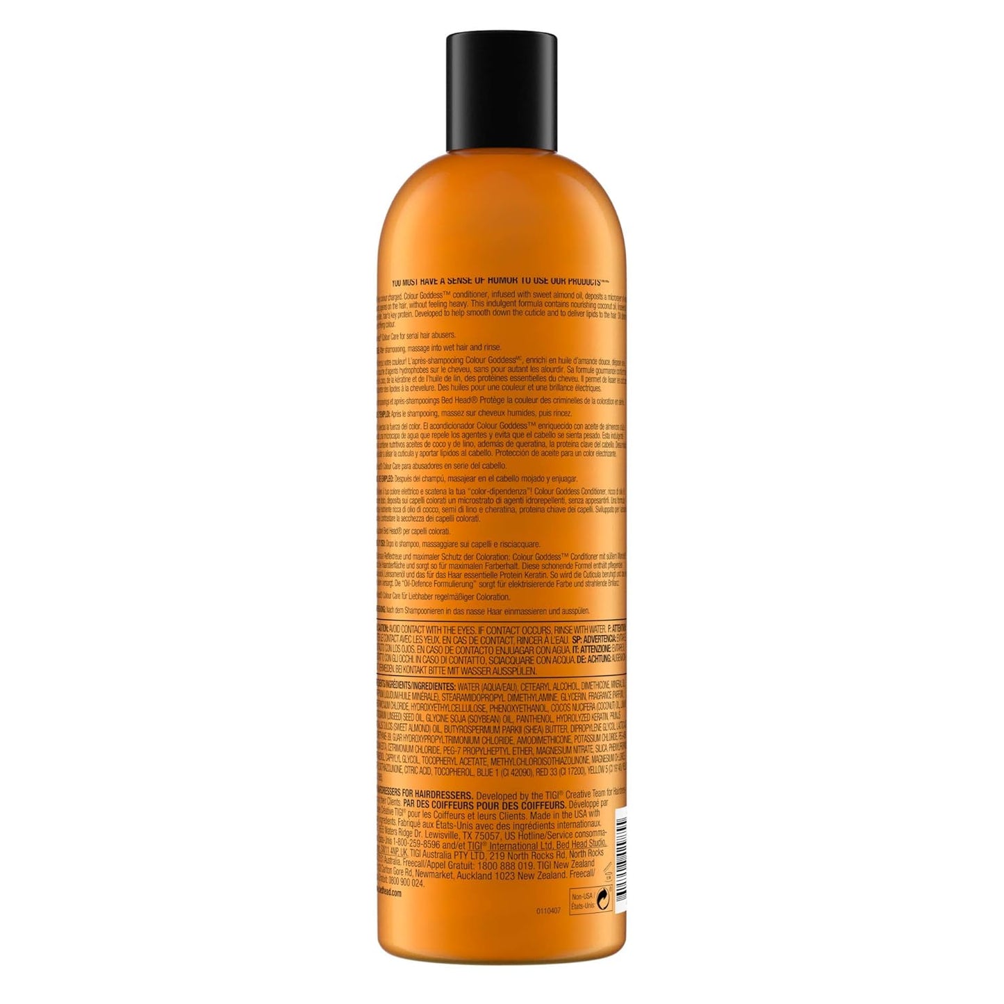 TIGI Bed Head Colour Goddess Shampoo & Conditioner Set - Color Protectant Hair Care Duo, 25.35 fl oz (Pack of 4)