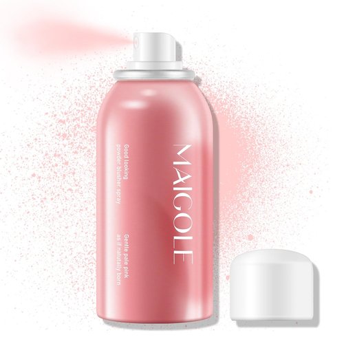 KYDA Liquid Blush Spray - Natural Pink Face Mist for Dewy Glow | Lightweight, Buildable Coverage, 1.69 Fl Oz
