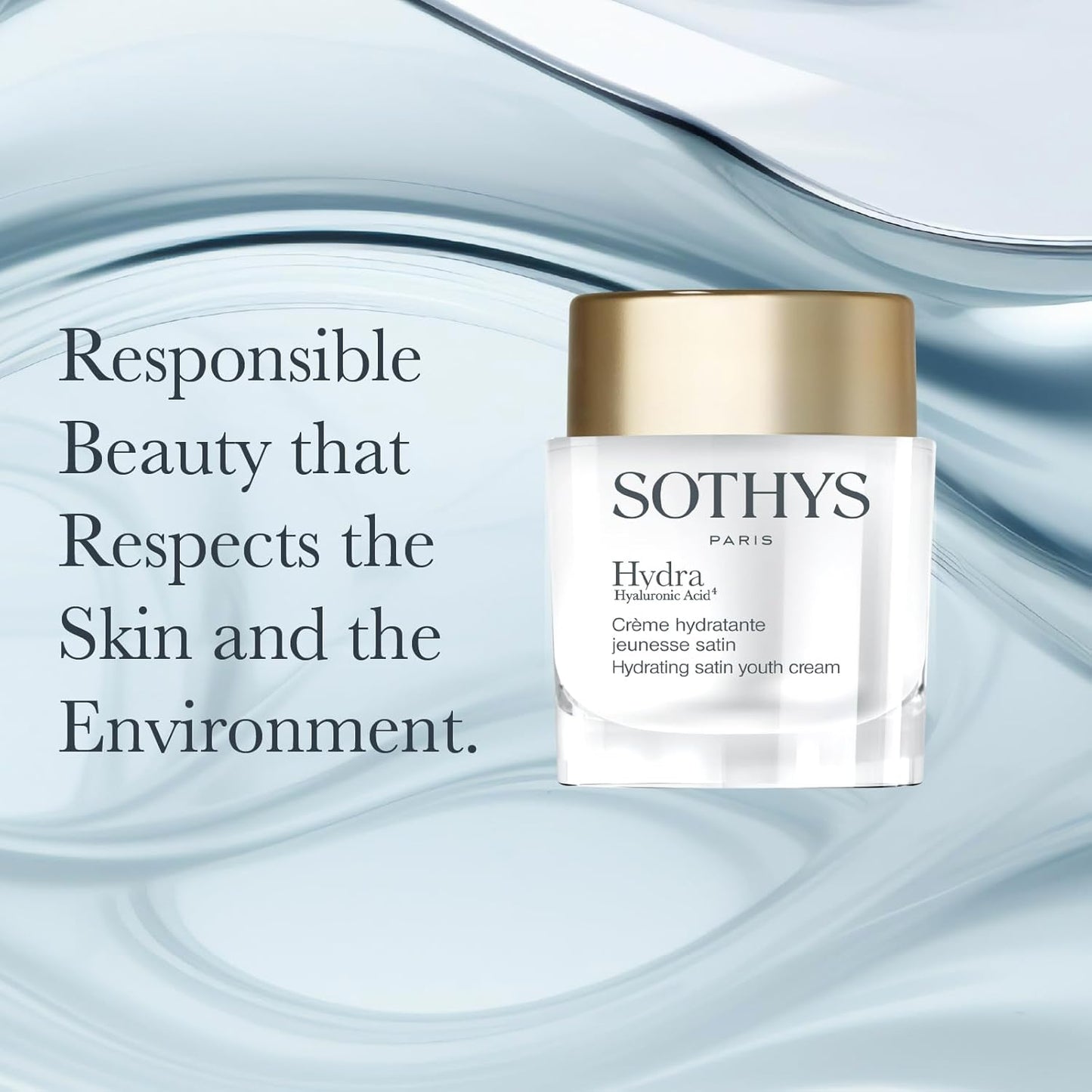 SOTHYS Hydrating Satin Youth Cream - Daily Face Moisturizer with Hyaluronic Acid for Youthful Skin
