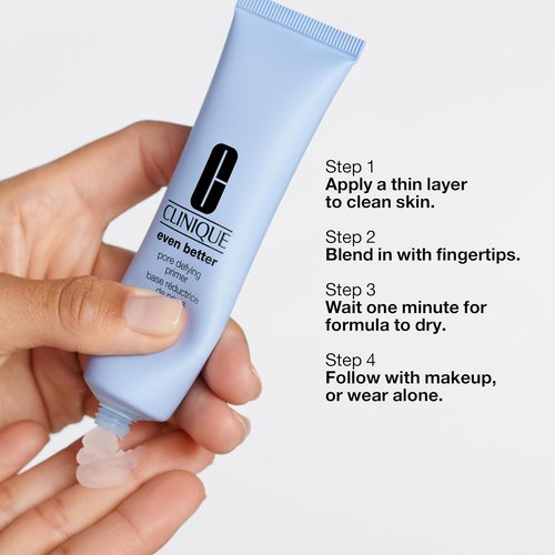 Clinique Even Better Pore Defying Face Primer - Hyaluronic Acid & Niacinamide | Blurs Pores, Reduces Shine
