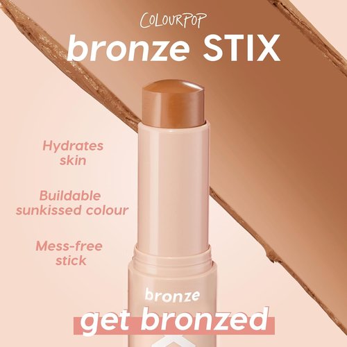 ColourPop Cream Bronzer Stick - Blendable Contour for Glowy Summer Makeup - Natural Matte Finish - La Jolla Cove (0.28 oz)