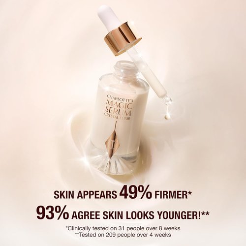 Charlotte Tilbury Magic Serum Crystal Elixir - Firming Peptide Serum for Face & Neck - Ideal for Gifting & Makeup Pairings