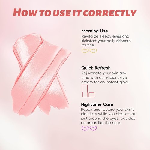 Peunitory Eye Balm Stick - Anti-Wrinkle Firming Treatment | Dark Circle Brightener | Hydrating 0.32oz