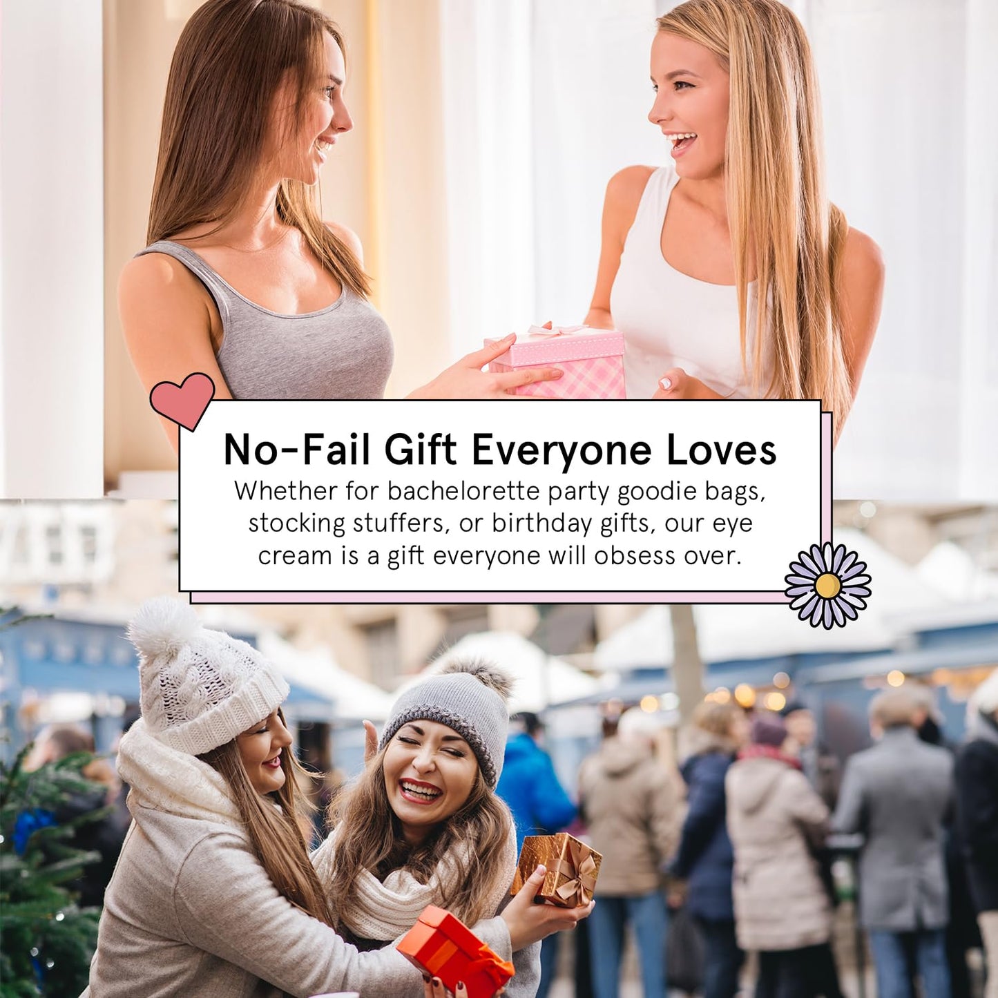 grace & stella Under Eye Cream Anti Aging - Brigthening Cream with Retinol & Caffeine - Reduce Dark Circles, Wrinkles, Puffiness - with Niacinamide, Peptides - Vegan Skincare - Free(0.5 fl.oz / 15ml)