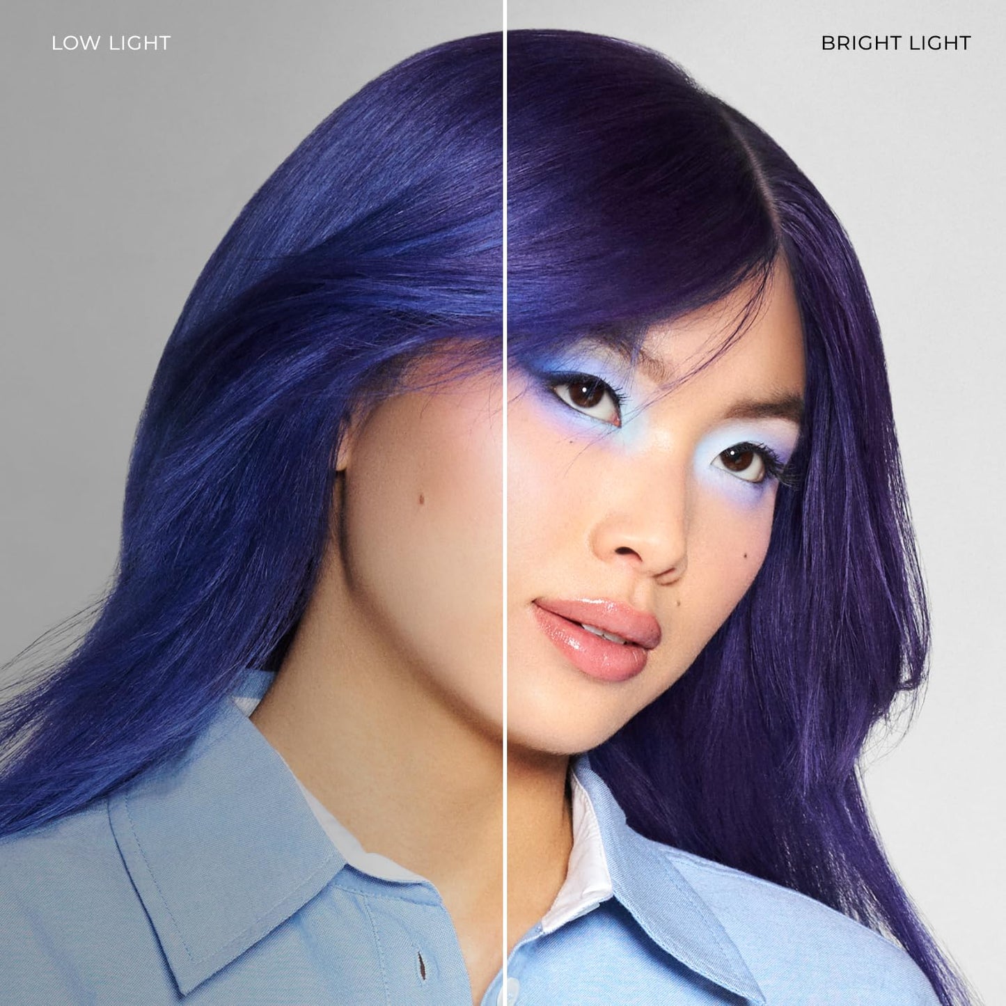XMONDO Color Blue & Purple Shade Shift - Bond Booster & Hyaluronic Acid Hair Dye, 8 oz