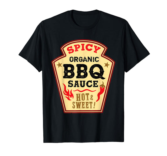 BBQ Sauce Hot Spicy Grill Ketchup Barbeque Halloween Costume T-Shirt