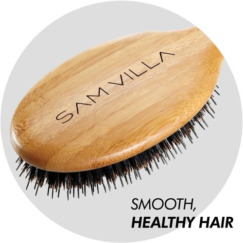 Sam Villa Signature Series Boar Bristle Hair Brush - Perfect for Professional Hair Styling