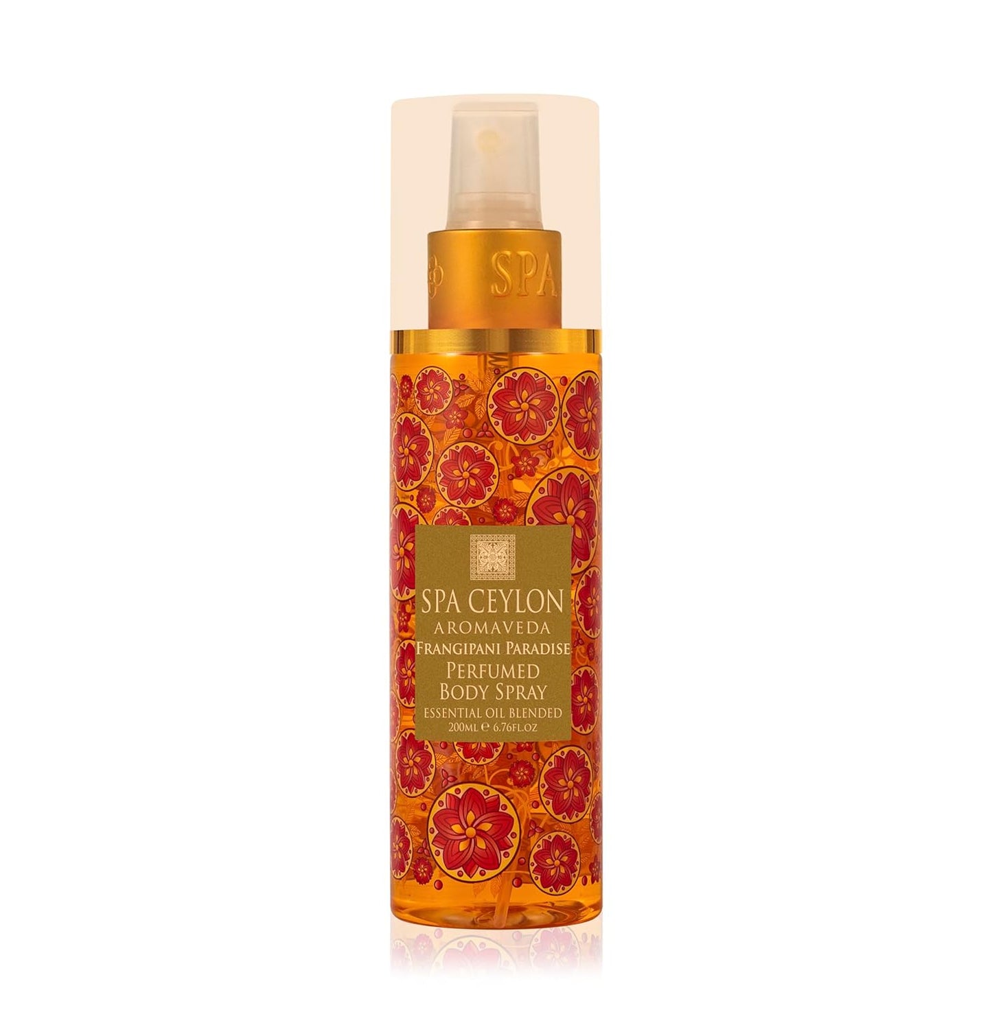 SPA CEYLON Frangipani Paradise Body Spray - Tropical Floral Fragrance Mist with Jasmine | Inviting Women's Perfume
