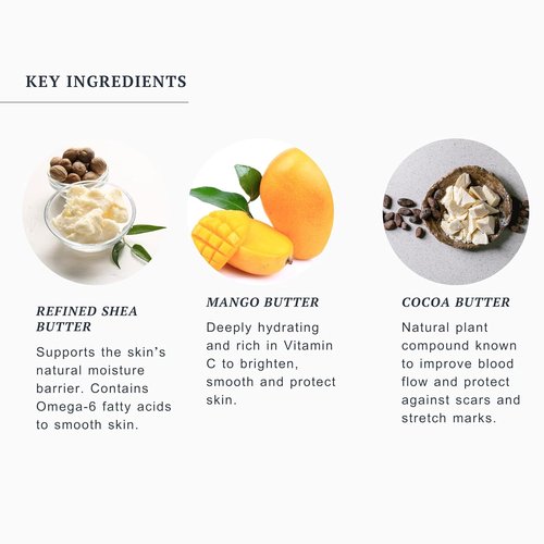 Promise Belly Butter - Stretch Mark Prevention Cream for Pregnancy | Deeply Hydrating Vegan Formula with Vitamin C & Shea Butter, 6 oz