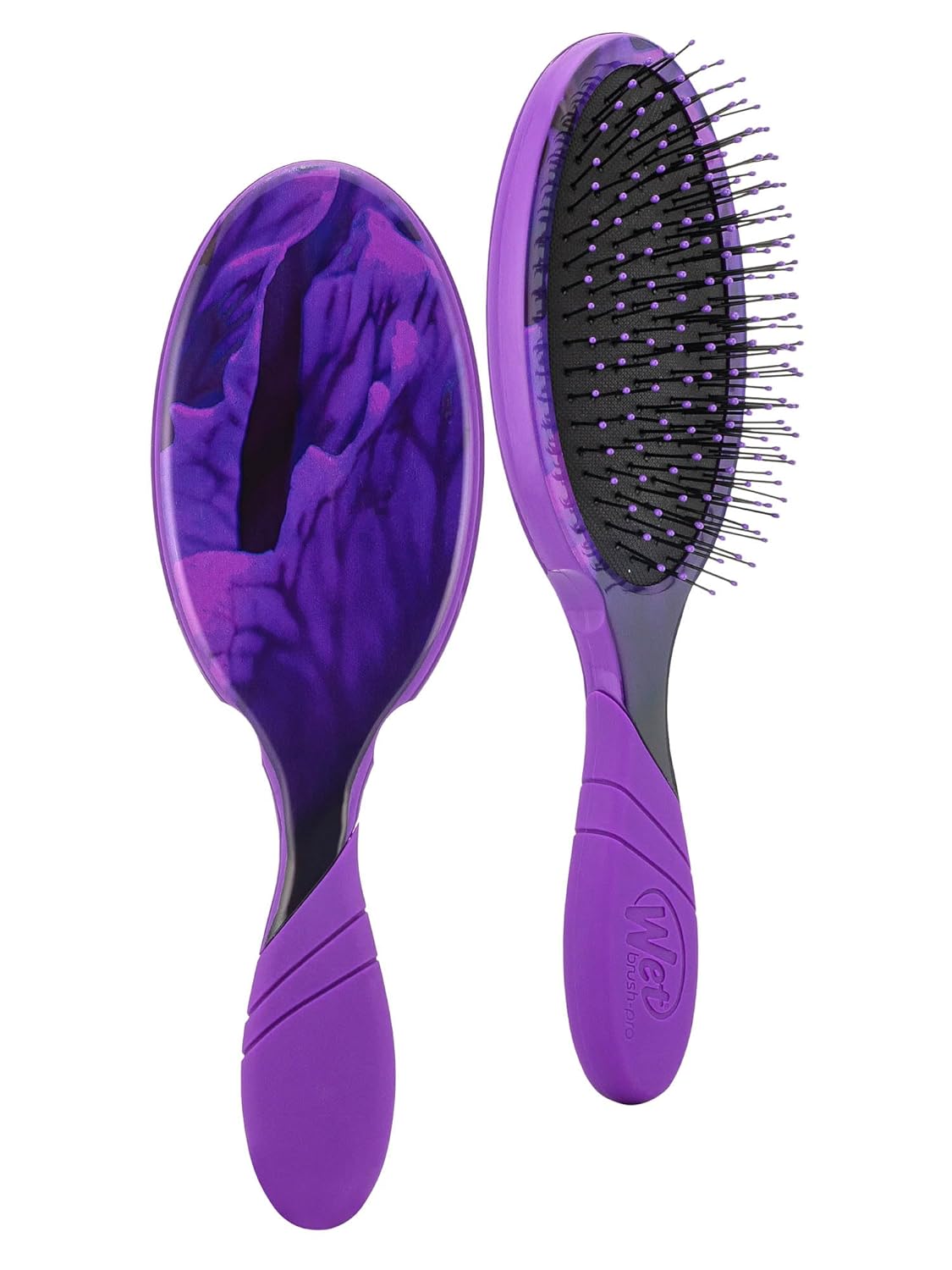 Wet Brush-Pro EasyGrip Detangler Hair Brush - Limited Edition Botanic Design, Purple/Multi, 1 Count