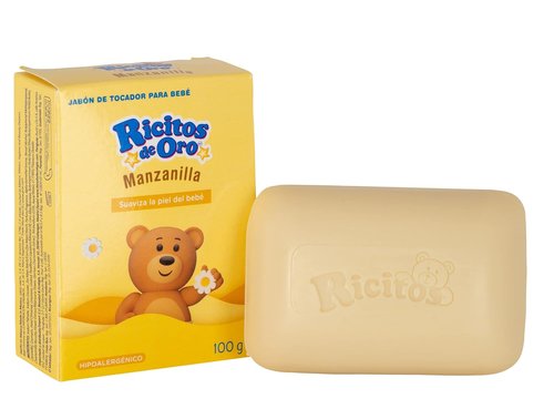 Ricitos de Oro Baby Cleansing Bar Soap - Calming Chamomile Extract | 6-Pack, 3.5 Oz Each