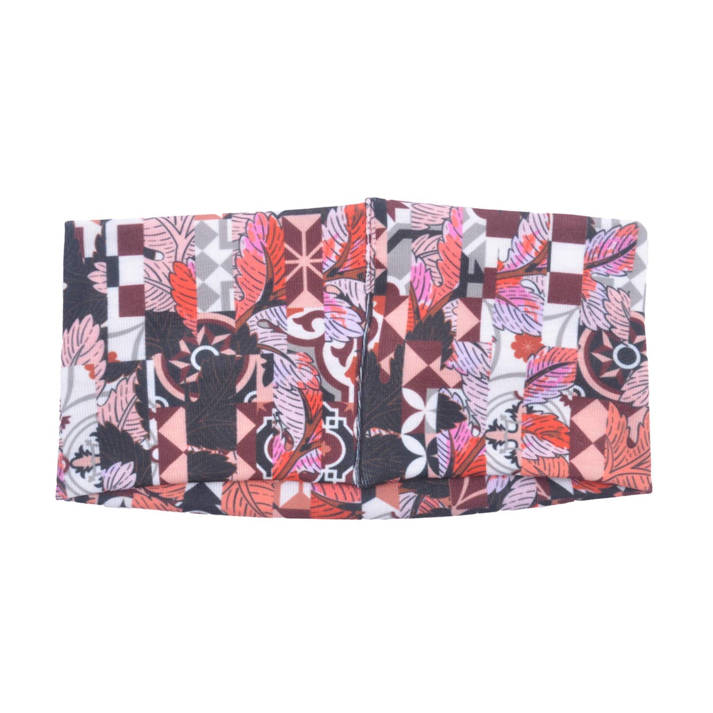 CowCow Womens Floral Dark Valentine Day Lightweight Headscarf