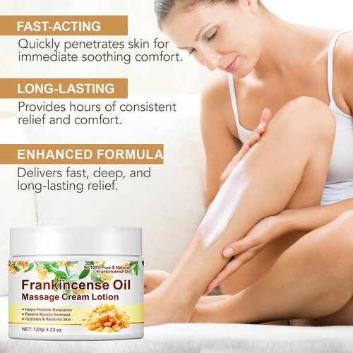 Frankincense Balm for Foot/Muscle/Joint Support, Body Massage, Anti-oxidant, Anti-Aging, Deep Hydration & Moisturization|4.23 Oz/120 G