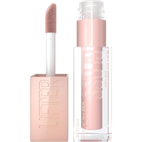 Maybelline Lifter Gloss - Hydrating Lip Gloss with Hyaluronic Acid | Ice Pink Neutral, 0.18 Oz