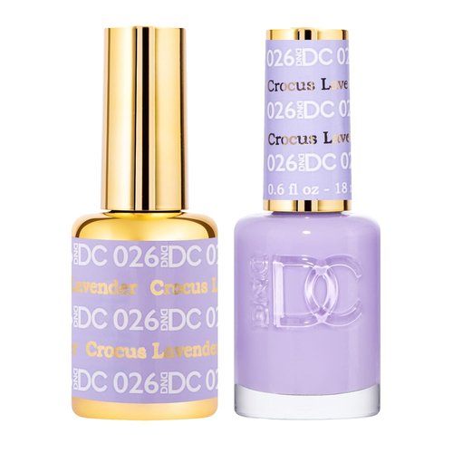 DND DC Gel Polish Set - Blue Collection | UV/LED Gel Polish & Air Dry Nail Lacquer Duo, 0.5 Fl Oz Each