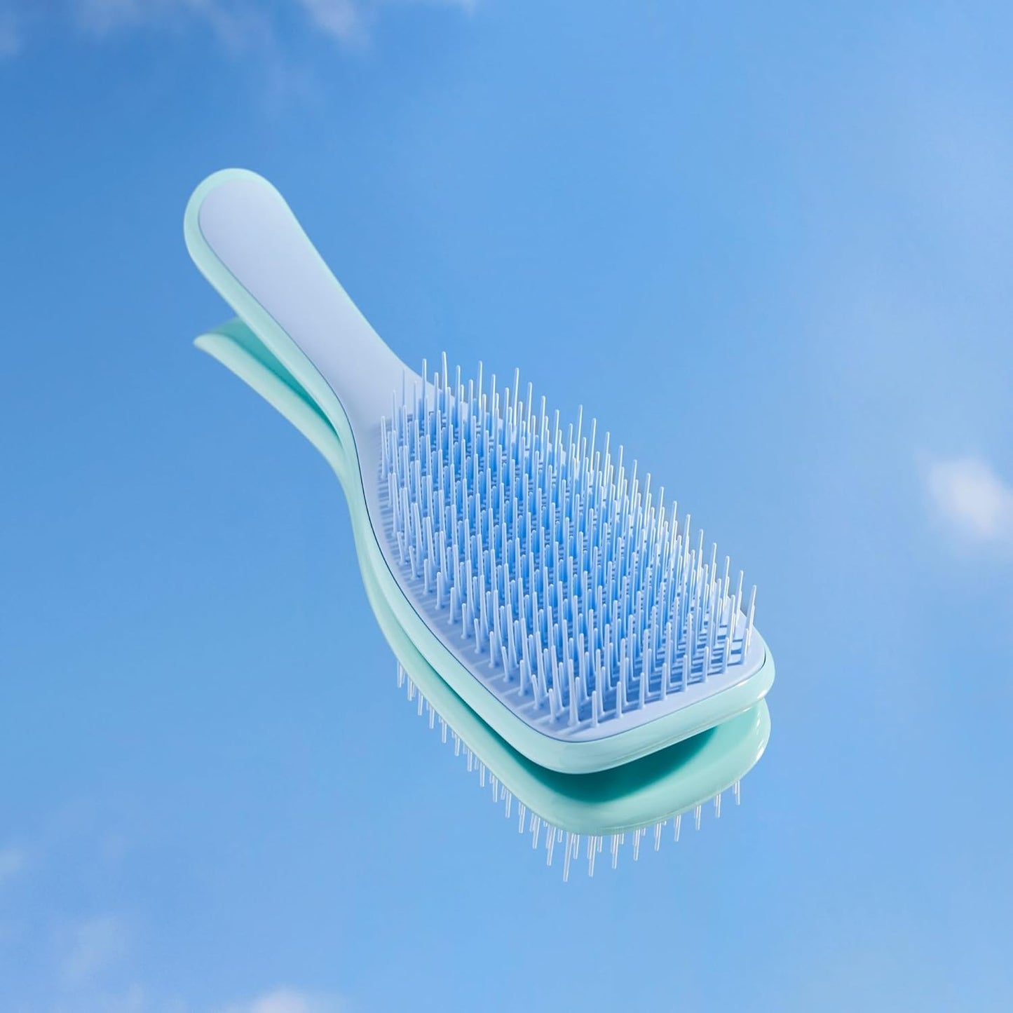 Tangle Teezer Ultimate Detangler Brush for Wet & Dry Hair, Eliminates Knots & Reduces Breakage for Straight to Wavy Hair Types, Denim Blues