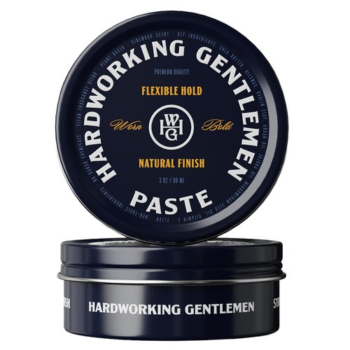 Hardworking Gentlemen Hair Styling Paste - Light Hold, Natural Finish, 2 oz | Made in USA