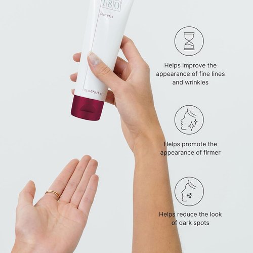 Nu Skin 180°® Face Wash - Hydrating Vitamin C Cleanser with Antioxidants | 4.2 fl. oz. | 2 Pack for Radiant Skin