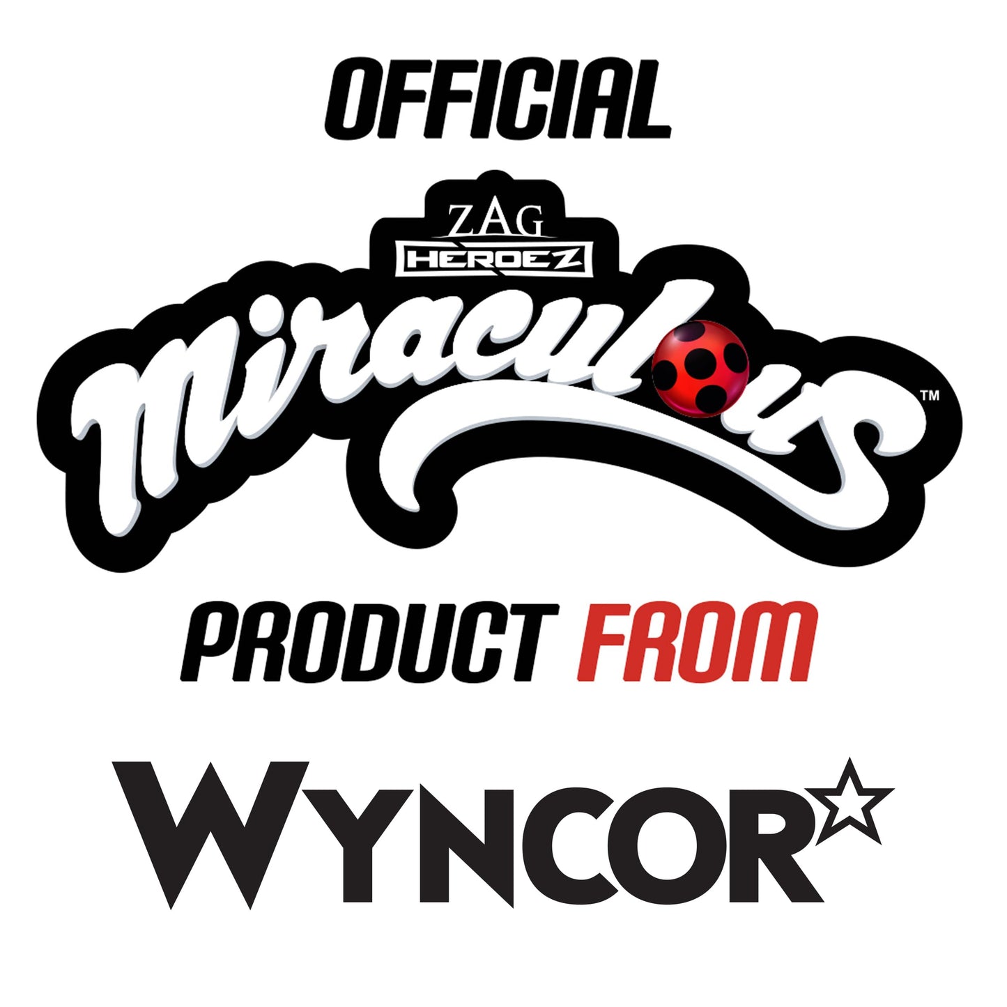 Miraculous Ladybug, 10-in-1 Rena Rouge Kids Makeup Set with Nail Polish, Lipstick, Pressed Powder Palette, Lip Gloss, Hair Chalk, Make-up Sponge, Compressed Towel, Sticker and Pom-pom (Wyncor)