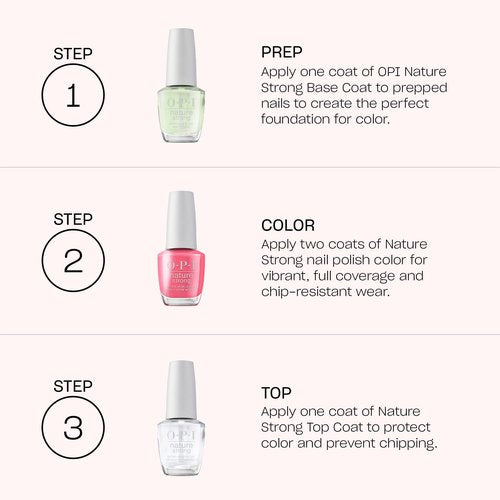 OPI Nature Strong Spring Into Action | Opaque Soft Purple Crème Natural Origin Nail Polish | Plant Based, Vegan, Cruelty Free