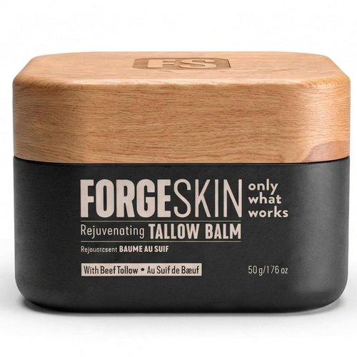 Forge Skin® Wrinkle Defense Beef Tallow Balm - Hydrating Anti-Aging Moisturizer for Men (1.7 OZ)