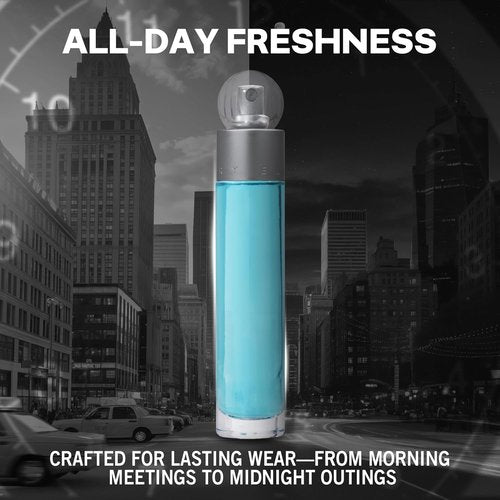 Perry Ellis 360° Eau De Toilette Spray for Men - Long-Lasting Cologne with Bergamot, Juniper & Musk - 6.8 fl oz (200 mL)