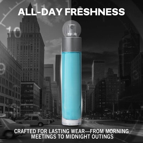 Perry Ellis 360° Eau De Toilette Spray for Men - Mens Cologne, Long Lasting Perfume, EDT, Fragrance with Notes of Bergamot, Juniper & Musk - 6.8 fl oz (200 mL)