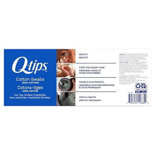 Q-tips Cotton Swabs - 500 Count Pack of 2 | Ultra Soft and Gentle for All Uses