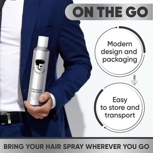 Avenue Man Hair Thickening Spray - Professional Volumizing Formula for Strong Hold | 8.5 oz