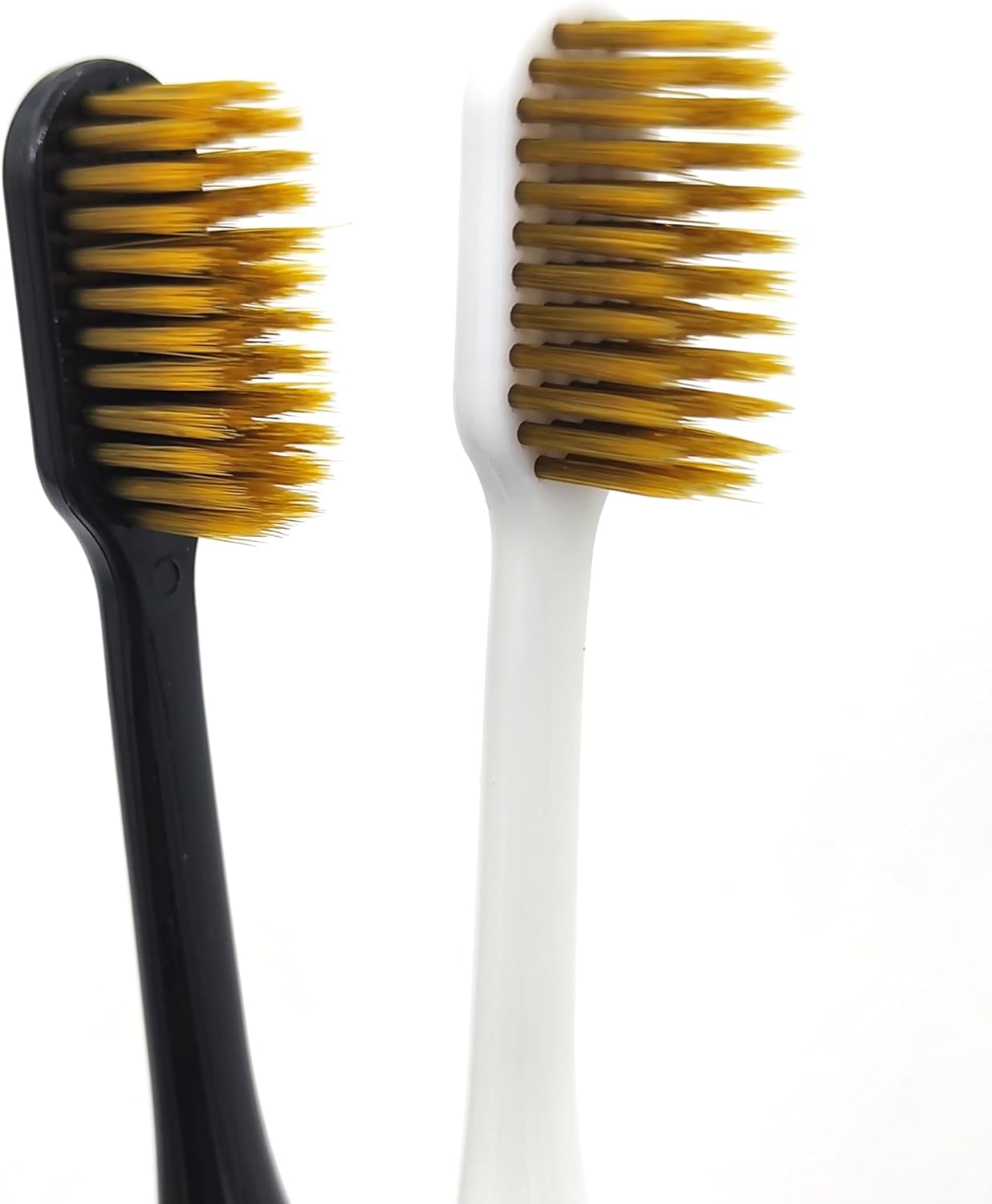 Skiennix Medium Manual Toothbrush Pack - 6 Deep Cleaning Toothbrushes for Sensitive Teeth & Gums | Gold Edition