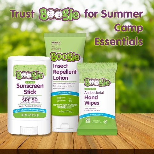 Boogie Insect Repellent Lotion, Keep Mosquitoes, Ticks and Flies Off, DEET Alternative Repellent