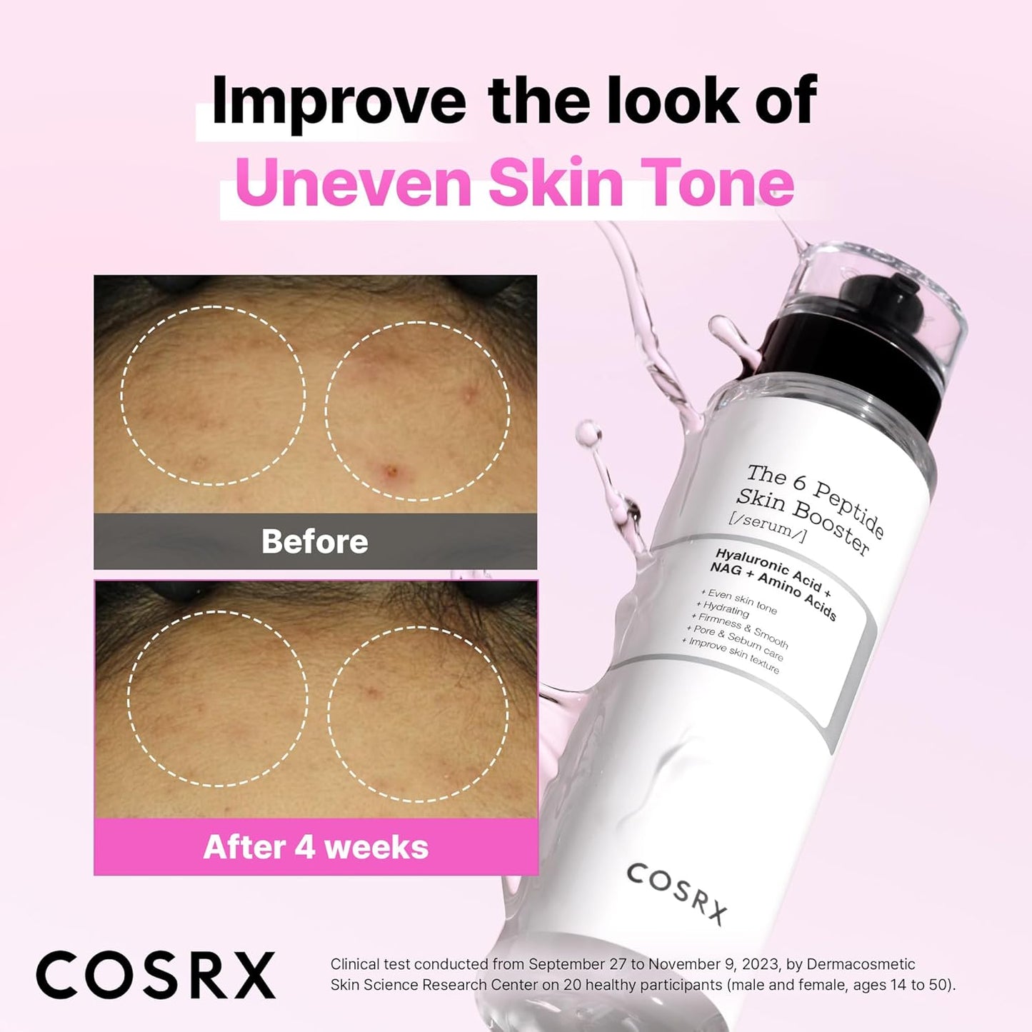 COSRX 6X Peptide Collagen Toner Serum - Revitalize Dull Skin with Copper Peptides | 5.07 Fl. Oz