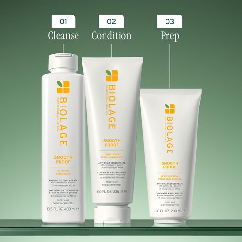 Biolage Smooth Proof Conditioner - Nourishes & Smooths Frizzy Hair | Detangles & Manages Effortlessly